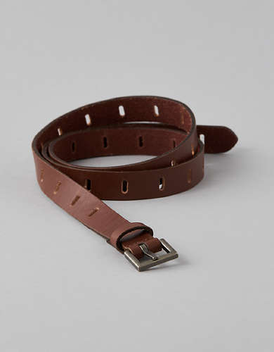 AE Perforated Leather Belt