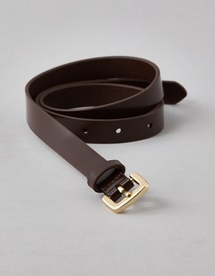 AE Skinny Leather Belt