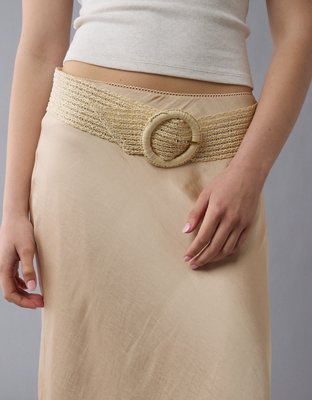 アメリヴィンテージ　FRINGE BELT AE Oval Disc Fringe Belt