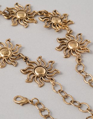 Gold Chain Sun Metal Belt AE Sun Chain Belt