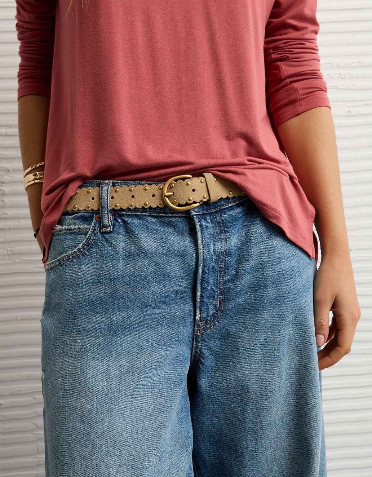 AE Scalloped Studded Belt - image 2