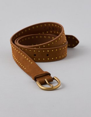 AE Suede Studded Belt