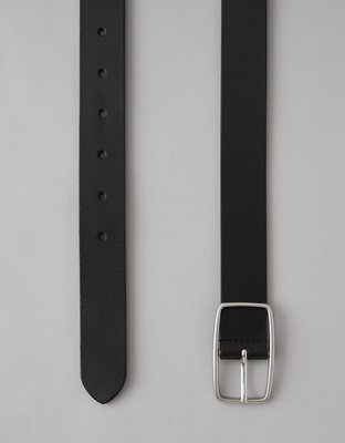 AE Rectangle Buckle Leather Belt