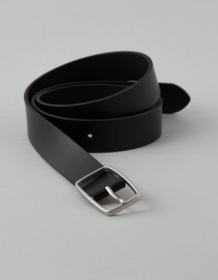 AE Rectangle Buckle Leather Belt