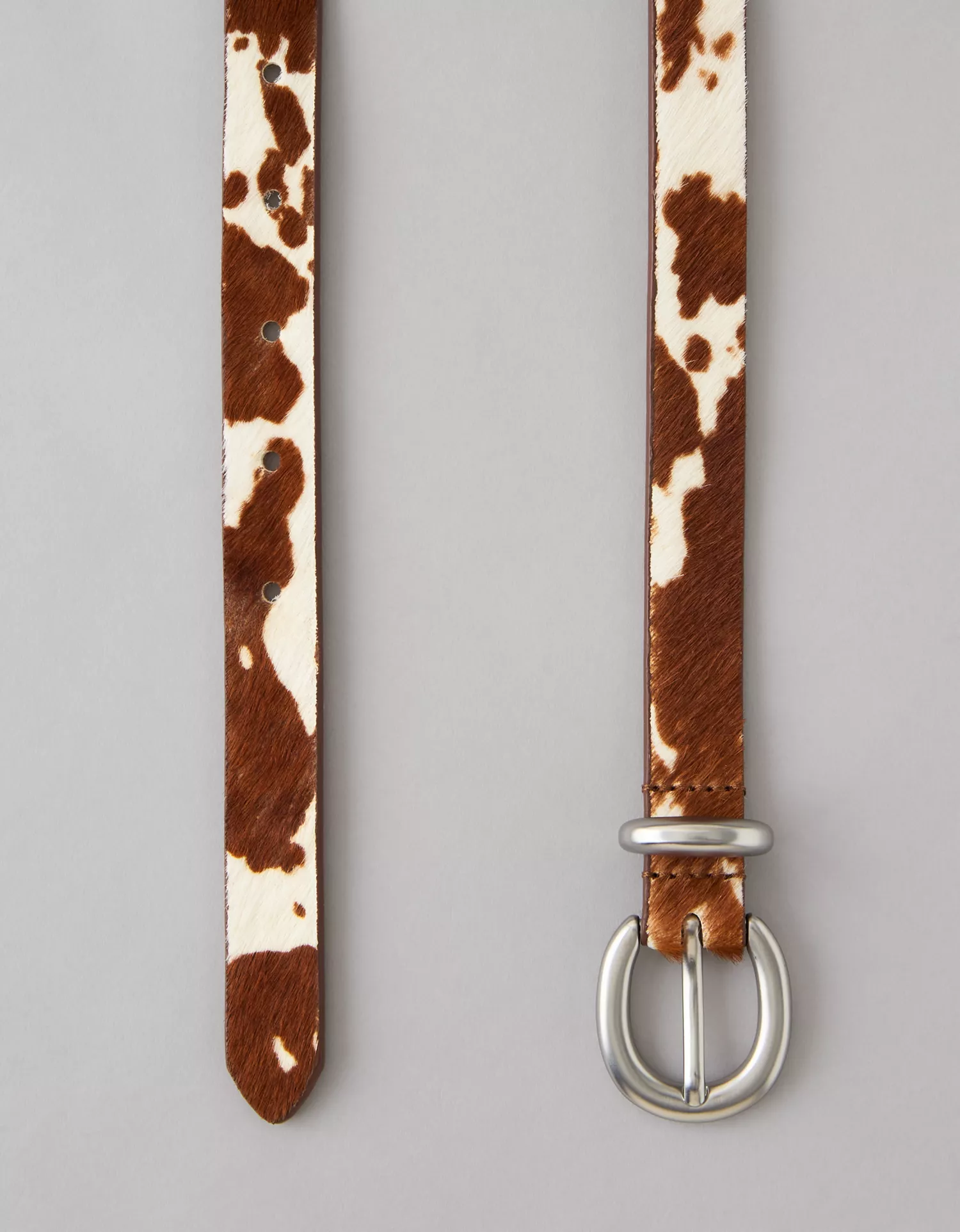 AE Cow Print Western Belt - thumbnail 3