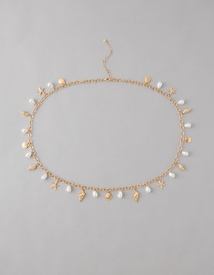 AE Shell Charm Chain Belt