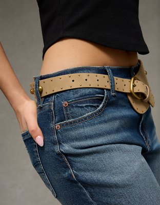 AE Wide Studded Boho Belt | American Eagle display picture 3