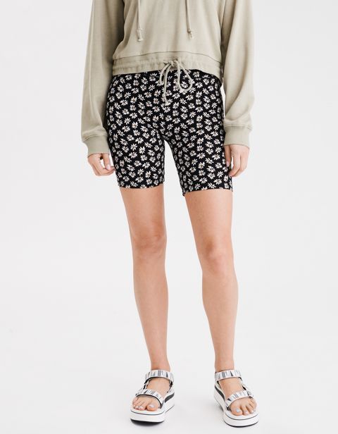 Женские брюки American Eagle AE Highest Waist Daisy Wide Waistband Bike Short