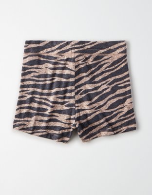 Женские мягкие игрушки American Eagle AE Plush High-Waisted Tiger Short Short — фото 4