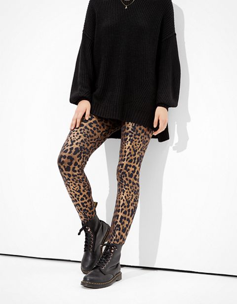 Женские брюки American Eagle AE Shine Printed Highest Waist Legging