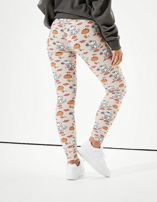 Женские мягкие игрушки American Eagle AE Plush Peanuts Super High-Waisted Lounge Legging — фото 2