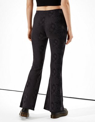 AE Snakeskin Super High-Waisted Flare Legging