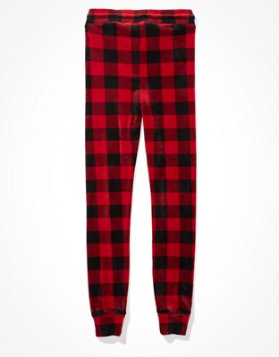 AE Plaid Velvet Super High-Waisted Legging