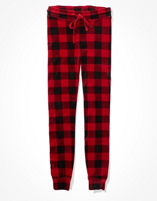 AE Plaid Velvet Super High-Waisted Legging