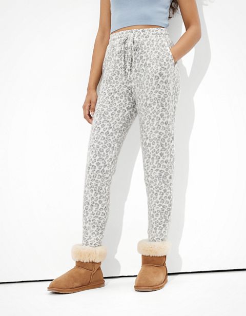 Женские брюки American Eagle AE Plush Waffle Super High-Waisted Jogger Legging