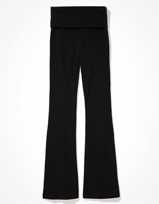 Aerie hip hugger fold over flare leggings Gray Size XXS - $40 (20% Off  Retail) - From Nasia