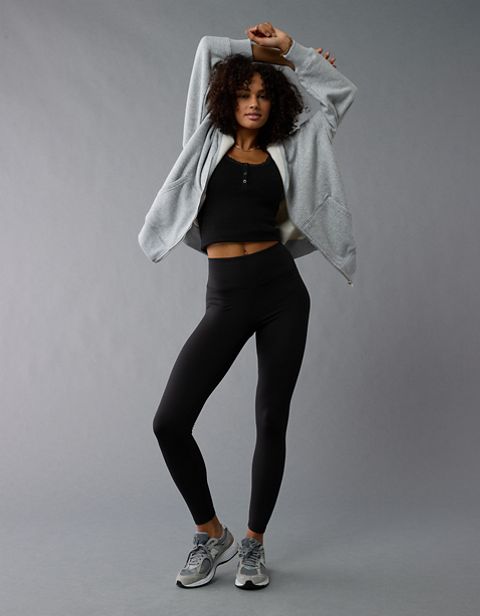 Женские свитеры American Eagle AE High-Waisted Fleece-Lined Legging