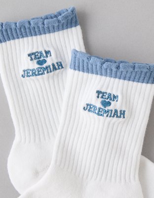 AE x The Summer I Turned Pretty Ruffle Cropped Crew Socks