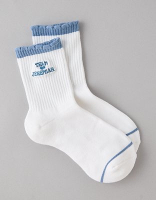 AE x The Summer I Turned Pretty Ruffle Cropped Crew Socks