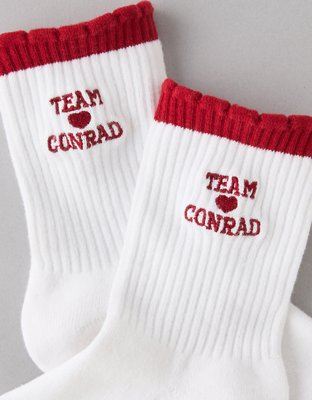 AE x The Summer I Turned Pretty Ruffle Cropped Crew Socks