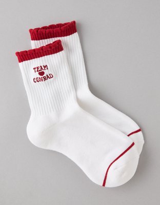 AE x The Summer I Turned Pretty Ruffle Cropped Crew Socks