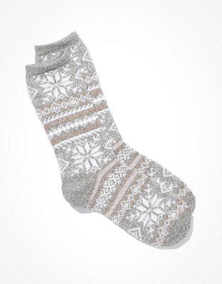AE Snowflake Crew Sock