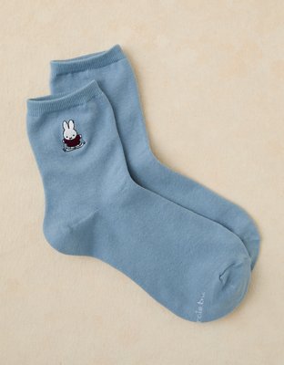 AE Miffy Cropped Crew Socks
