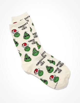 AE The Grinch Crew Sock