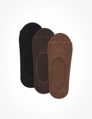 AE Skin Shades Microfiber No-Show Socks 3-Pack