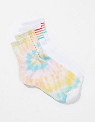 AE Tie-Dye Boyfriend Socks 2-Pack