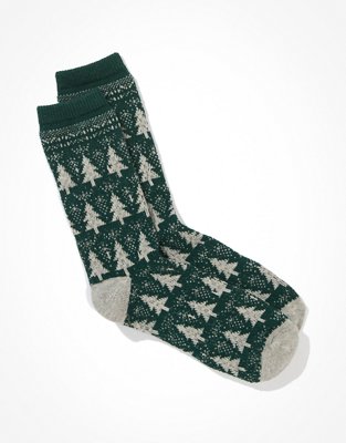 AE Wool Tree Crew Sock