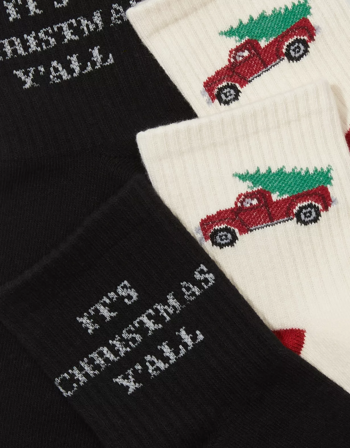 AE Christmas Truck Boyfriend Sock 2-Pack