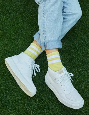 AE Striped '90s Crew Sock