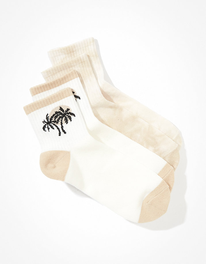 AE Palm Tree Boyfriend Sock 2-Pack