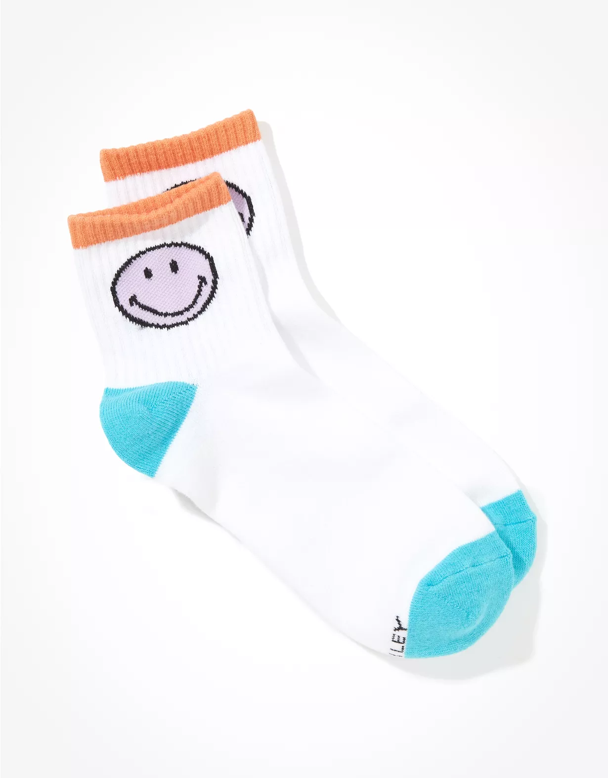AE Colorblock Smiley® Boyfriend Sock