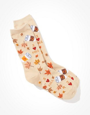 AE I Love Fall Crew Sock