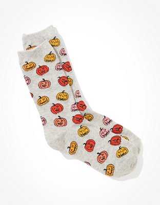 AE Calcetines largos de calabazas de Halloween
