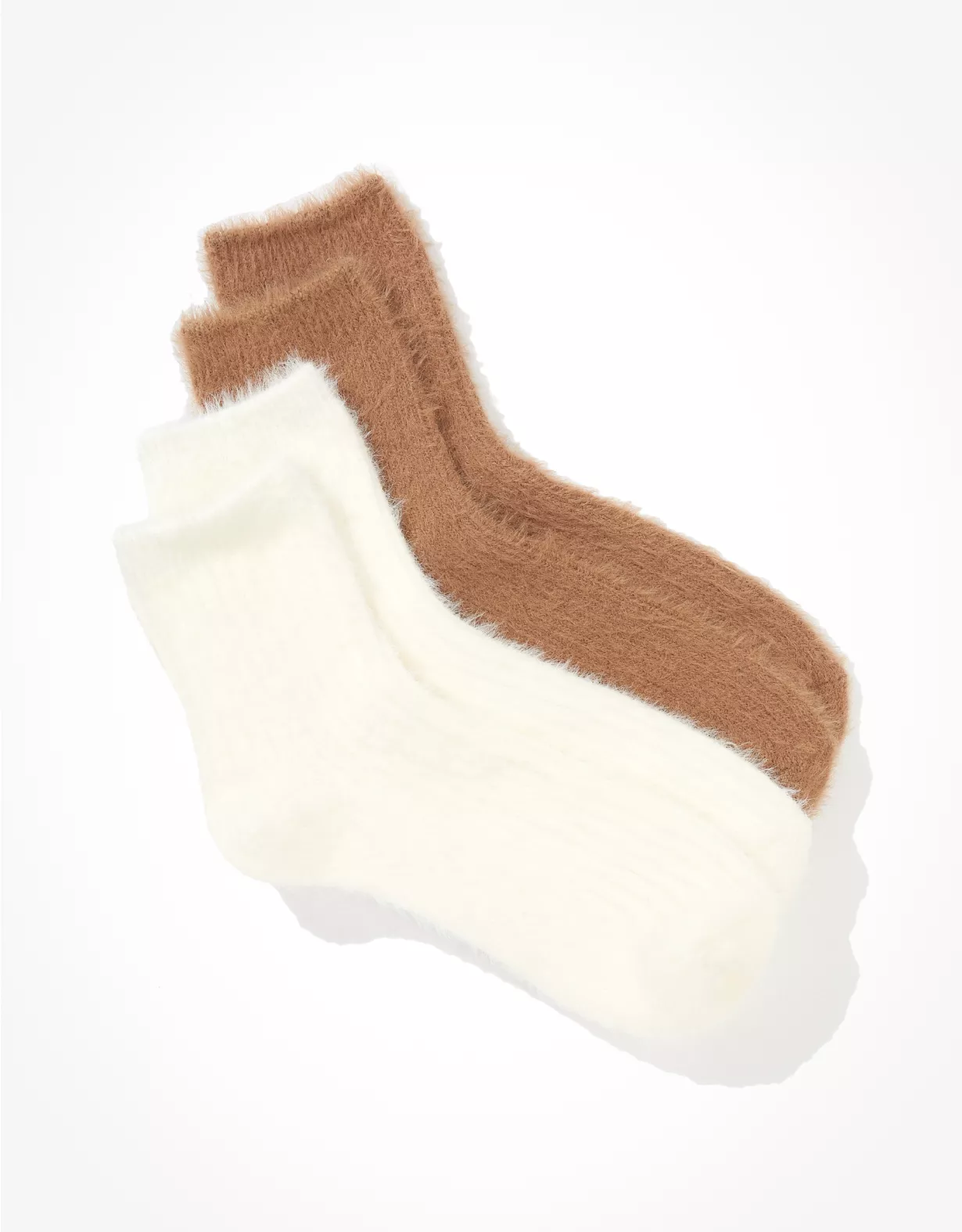 AE Fuzzy Boyfriend Sock 2-Pack
