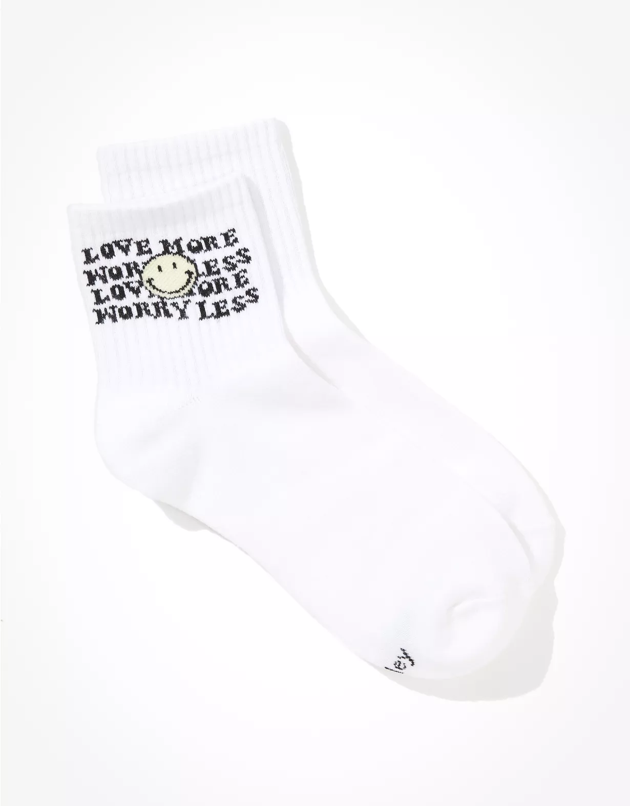 AE Love More Smiley® Boyfriend Sock
