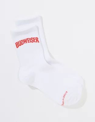 AE Budweiser '90s Crew Sock