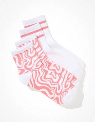 AE Wavy Lines Boyfriend Sock 2-Pack