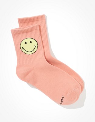 AE Smiley 90s Crew Sock