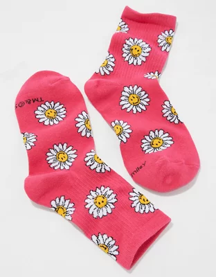 AE Smiley® Daisy '90s Crew Socks