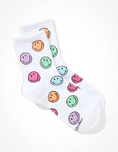 AE Colorful Smiley® '90s Crew Sock