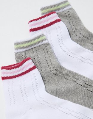 AE Pointelle Boyfriend Sock 2-Pack