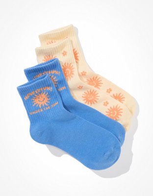 AE Under the Sun Boyfriend Sock 2-Pack