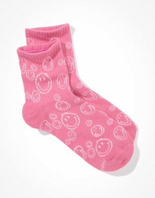 AE Scribble Smiley® Boyfriend Sock