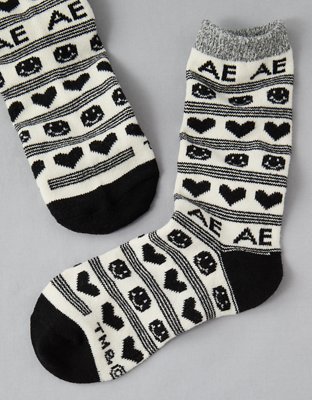 AE Smiley® Heart Crew Sock