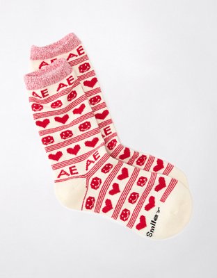 AE Smiley® Heart Crew Sock