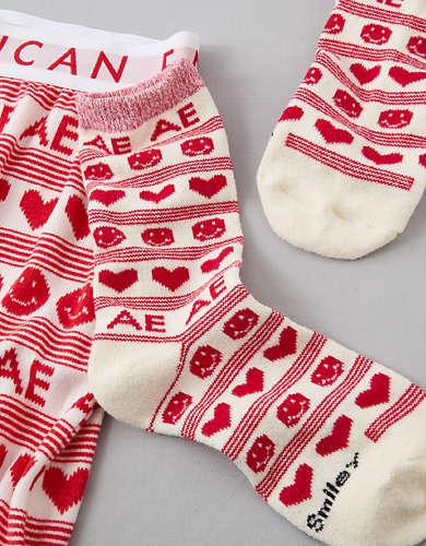 AE Smiley® Heart Crew Sock